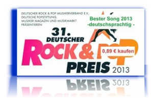 The Dandys mit dem Preis 2013 für den besten Song 2013 - deutschsprachitg -